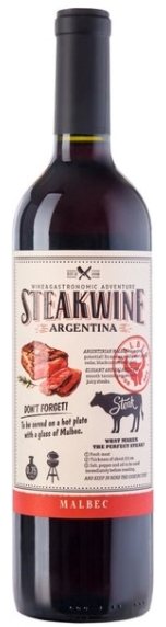Вино красное п/сухое «Steakwine Malbec» 0,75 л, 12%