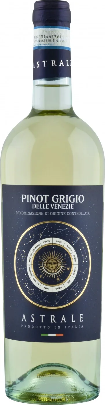 Вино белое сухое «Astrale Pinot Grigio» 0,75 л, 12%