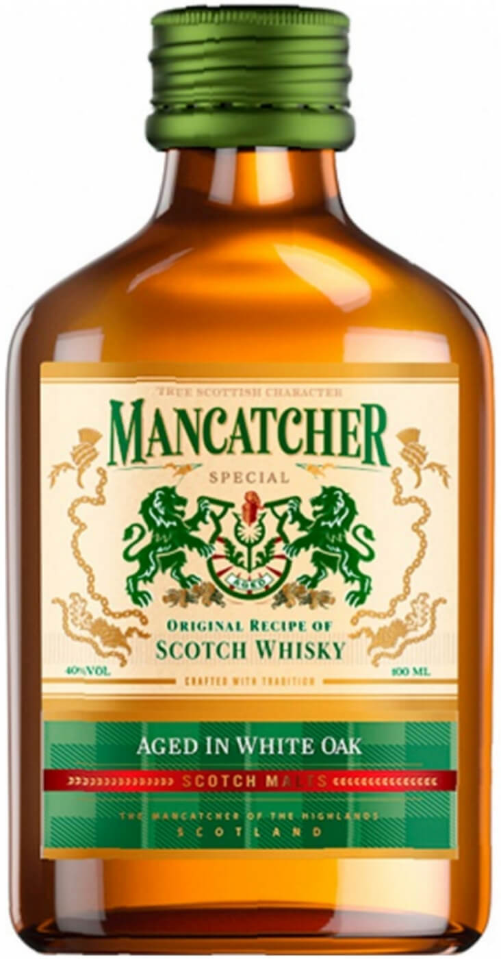Виски зерновой "Mancatcher" 40% 0,1л