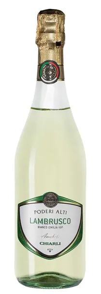 Вино игристое белое п/сладкое «Poderi Alti Lambrusco Bianco» 0,75 л, 7,5%