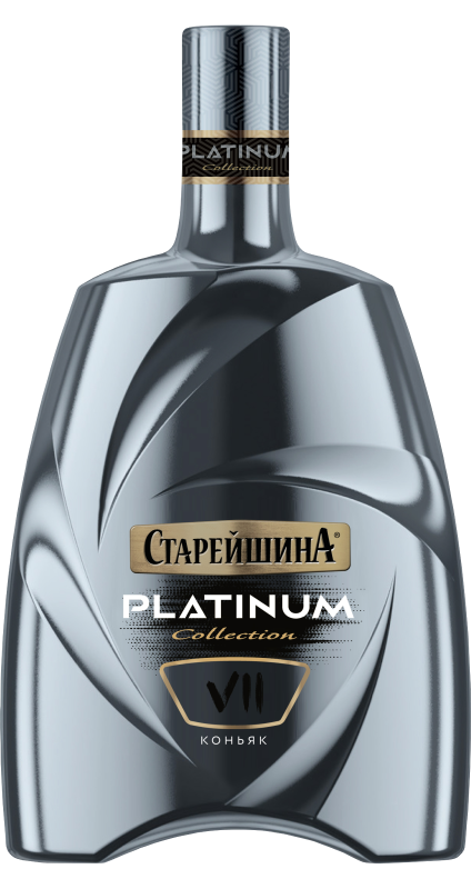 Коньяк Российский семилетний «Старейшина, Platinum Collection» 0,5 л, 40%