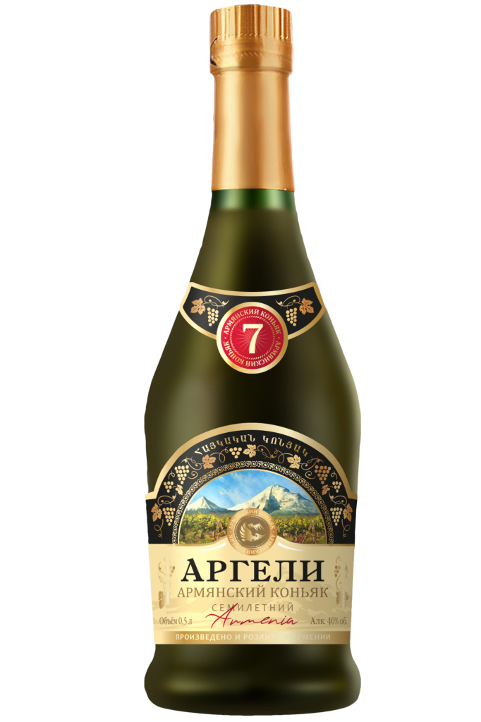 Коньяк Армянский семилетний «Аргели, КВ» 0,5 л, 40%