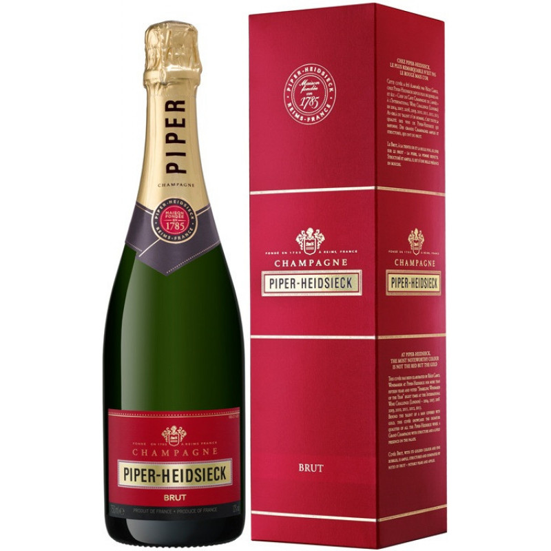 Шампанское белое брют «Piper-Heidsieck» 0,75 л, 12% п/у