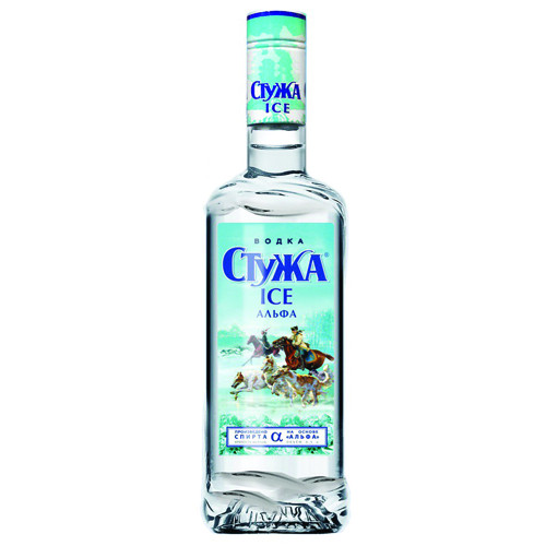Водка "Стужа" Айс Альфа, 40%, 0,5л