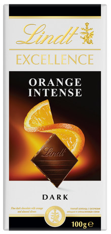 Шоколад LINDT EXCELLENCE Intense Orange 100г
