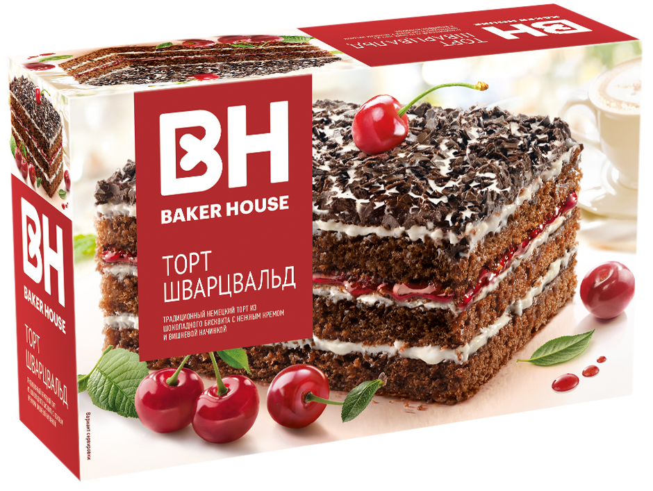 Торт BAKER HOUSE Шварцвальд 350г