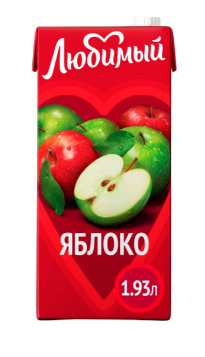 Нектар "Любимый" яблоко 1,93л М