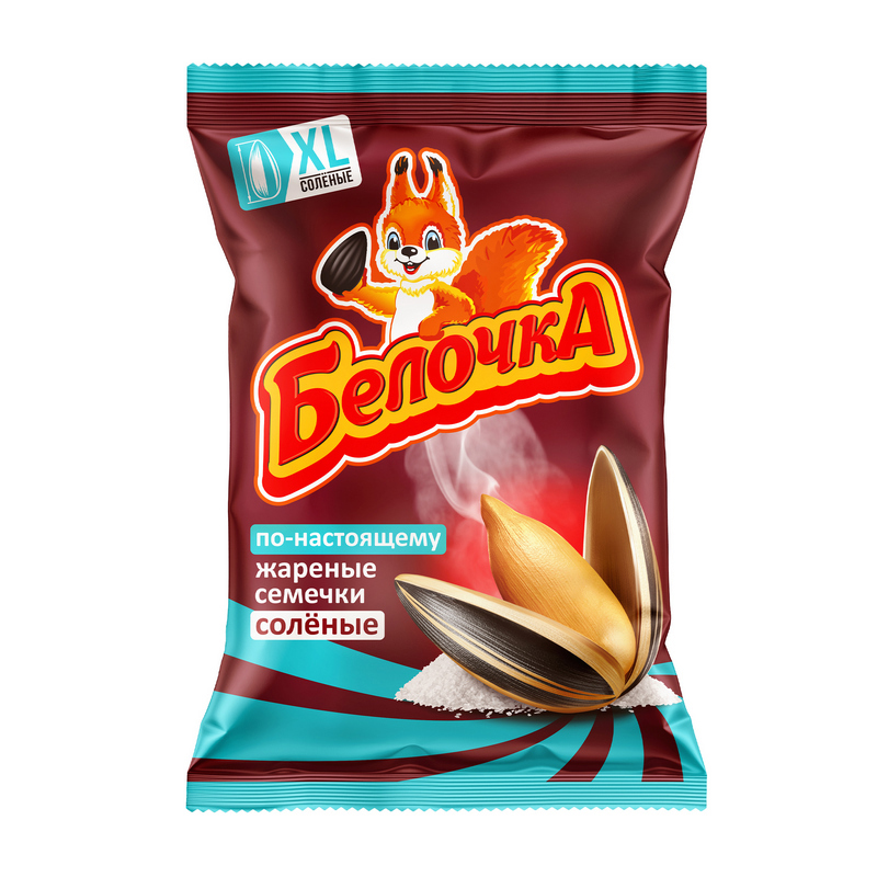 СЕМЕЧКИ "Белочка" XL жар. соленые 200г
