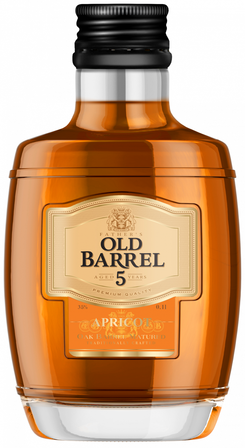 Аперитив «Father's Old Barrel 5 Years, Apricot» 0,1 л, 35%