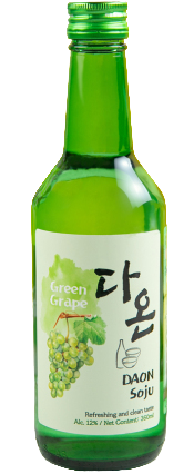 Аперитив «Green Grape Soju» 0,36 л, 13%