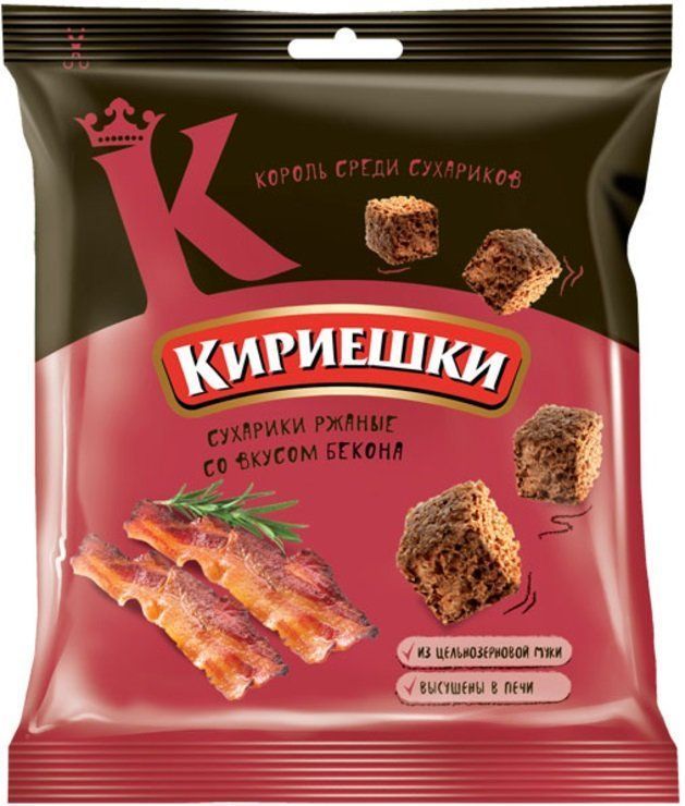 Сух.КИРИЕШКИ ржан. солен. Красная икра 40г