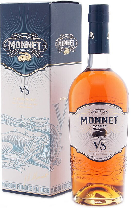 Коньяк Французский «Monnet VS» 0,7 л, 40% п/у