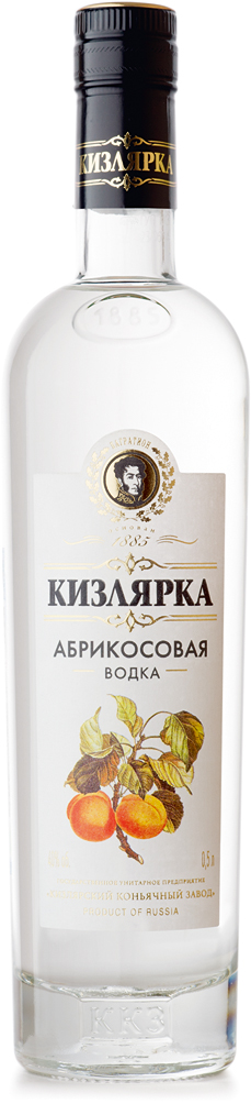 Водка "Кизлярка" Абрикосовая, 40%, 0,5л