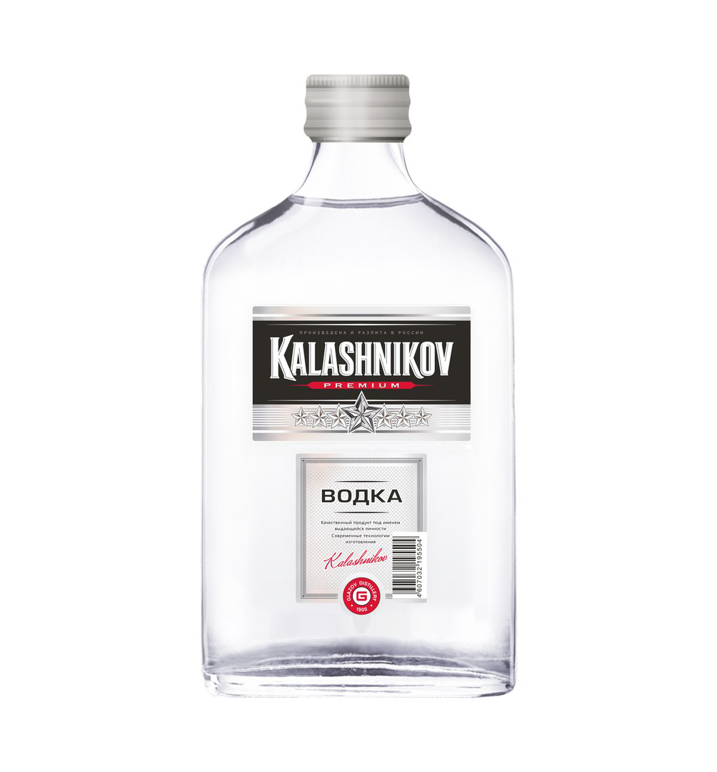 Водка "Калашников" Премиум, 40%, 0,25л