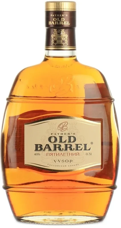 Коньяк Российский пятилетний «Father’s Old Barrel» 1л, 40%