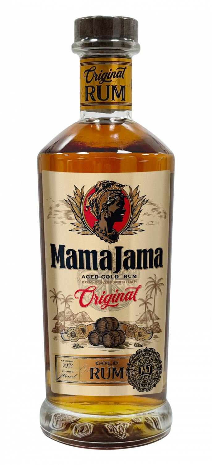 Ром выдержанный "Mama Jama Gold" 38% 0,7л