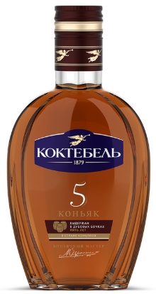 Коньяк Российский  пятилетний «Коктебель» 0,5 л, 40%