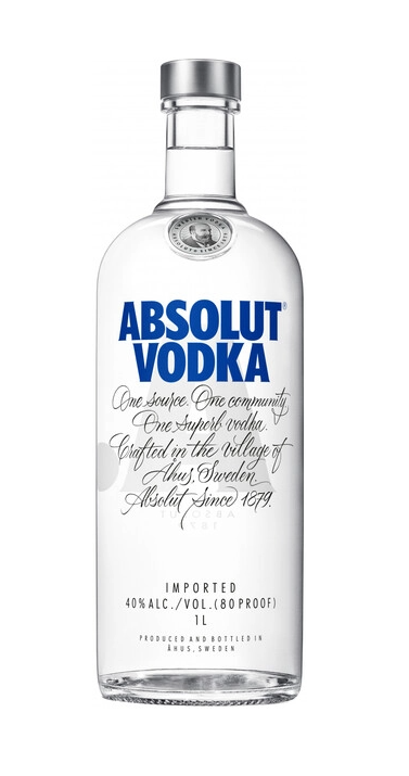 Водка PR "ABSOLUT" 40% 1л