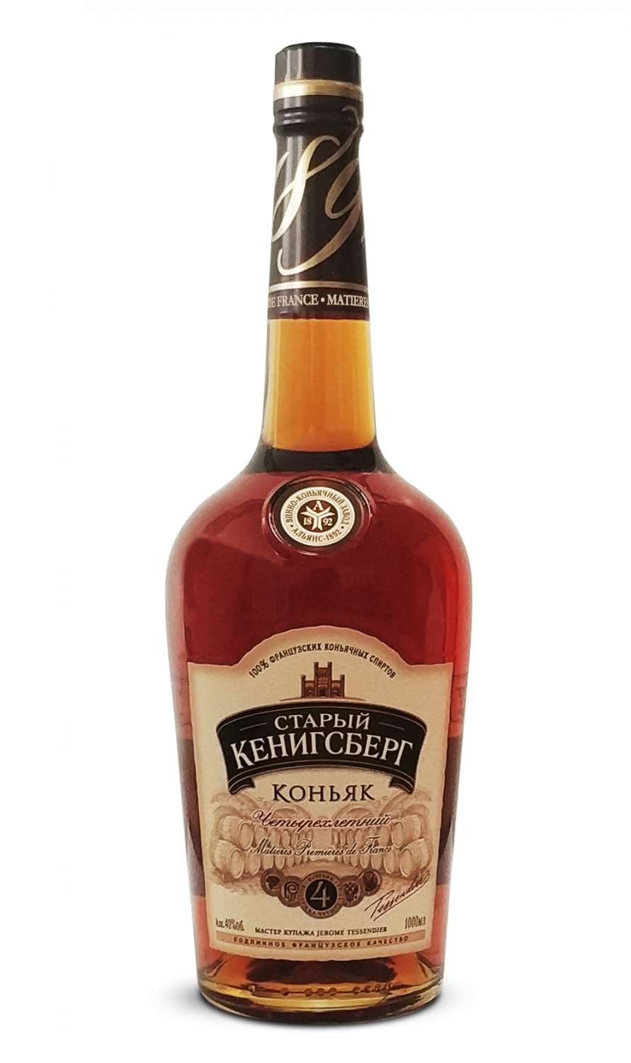 Коньяк"СТАРЫЙ КЕНИГСБЕРГ" 4* 1л 40%