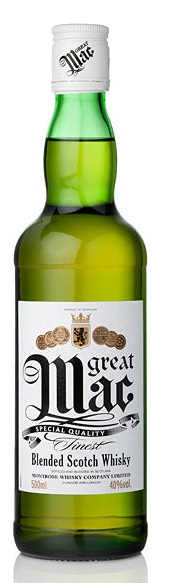 Виски шотланд. купаж. SS "Грэйт Мак" 40% 0,5л