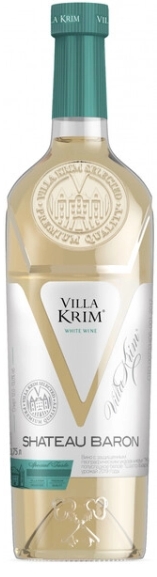 Вино белое п/сладкое «Villa Krim, Shateau Baron» 0,75 л, 12%