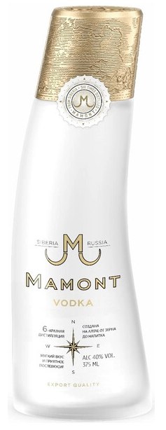 Водка "Мамонт "0,375л 40%