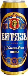 Пиво "Витязь Ульяновское" свет.фильтр. ж/б 4,5% 0,45л.